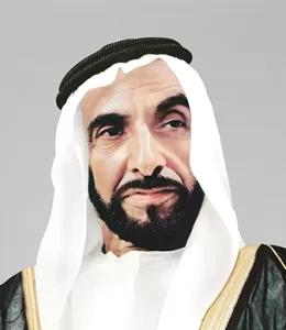 الصورة الرسمية للشيخ زايد بن سلطان آل نهيان